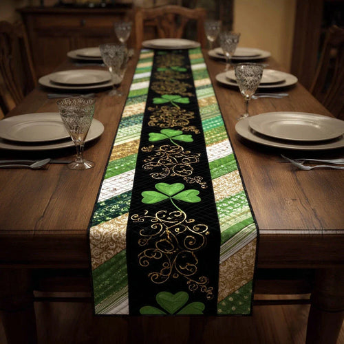 Evergreen Spirit Quilted Table Runner