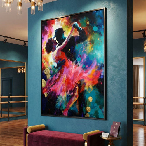 Midnight Tango Color Storm Canvas Wall Art