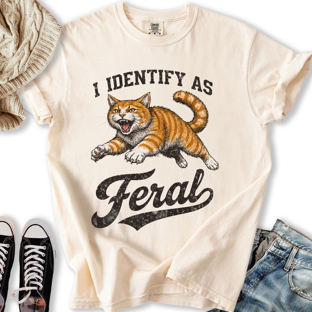 Identify As Feral Relaxed Tee