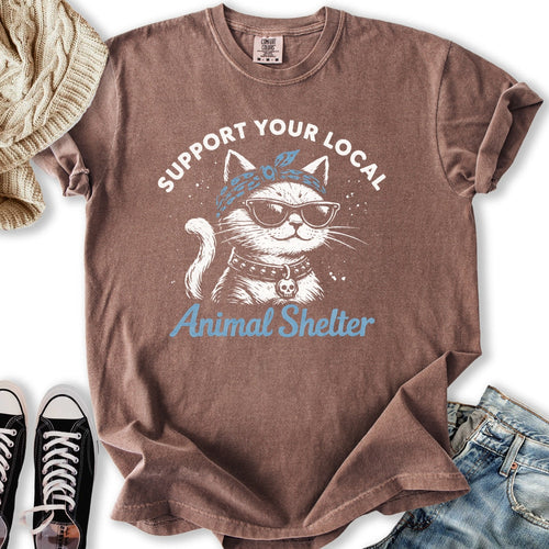 Support Your Local Shelter Relaxed Tee