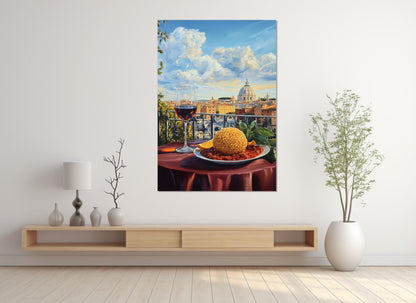 Rome Canvas Print – Supplì Wall Art | Framed Floating Frame Canvas, Ready to Hang