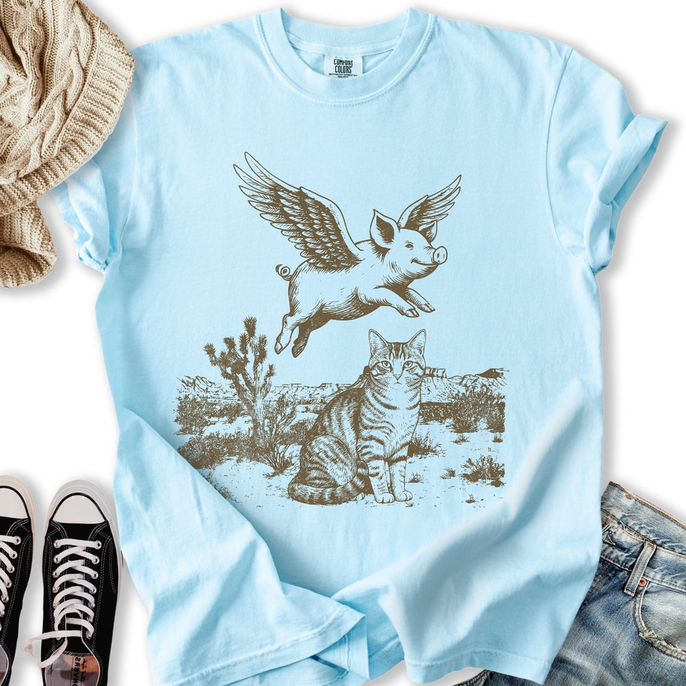 Pigs Fly Relaxed Tee