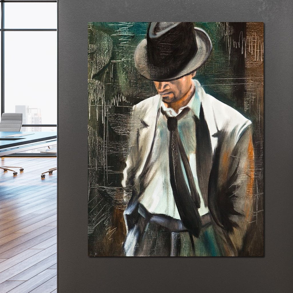 Stylish Man Canvas Wall Art