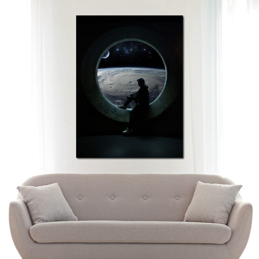 Planet View Canvas Wall Art