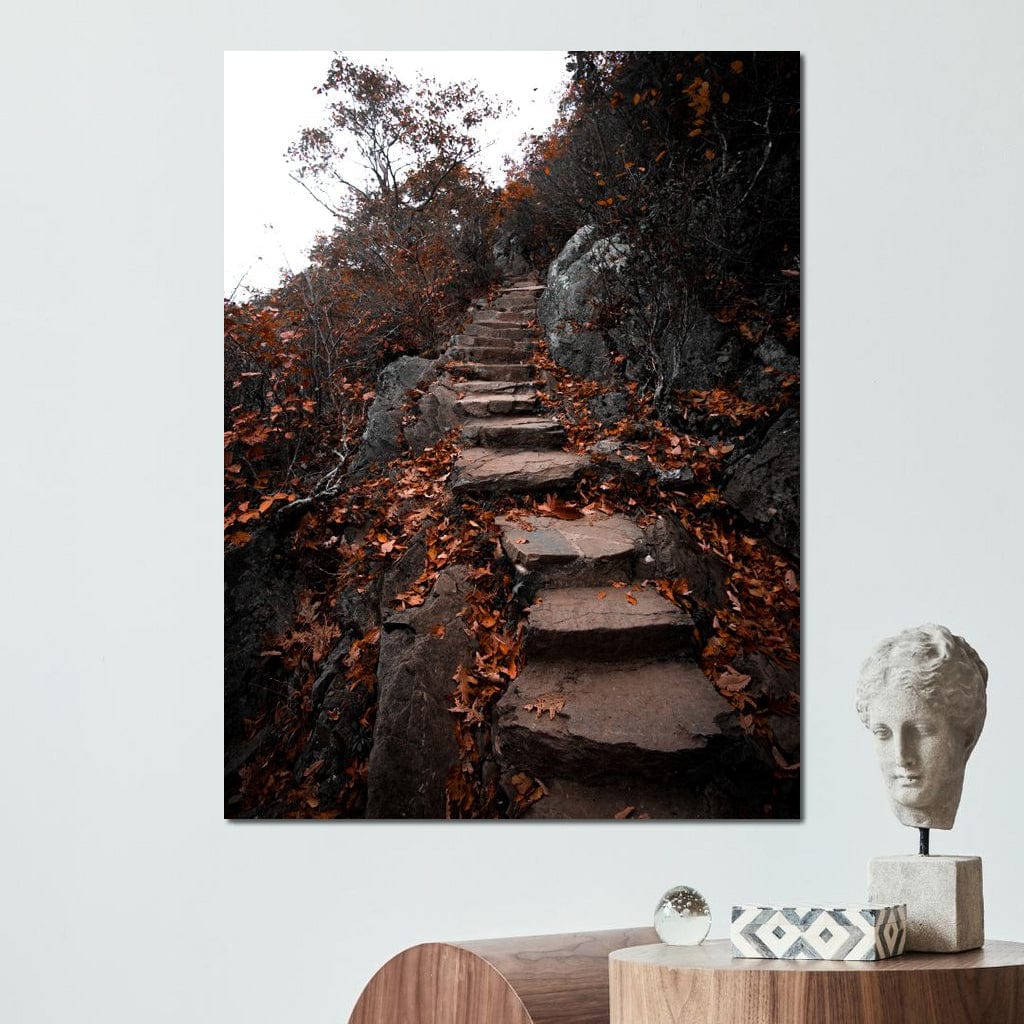 Autumn Path Canvas Wall Art