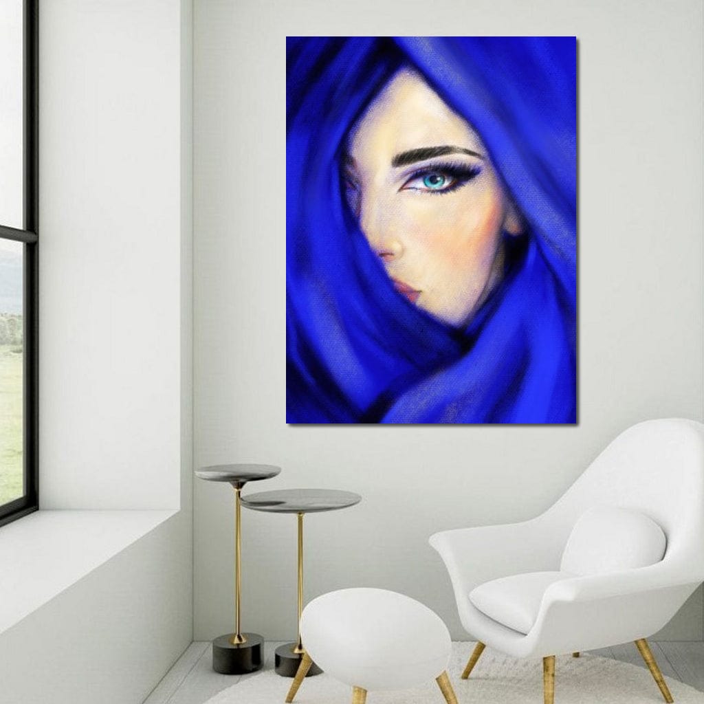 Blue Eye Canvas Wall Art