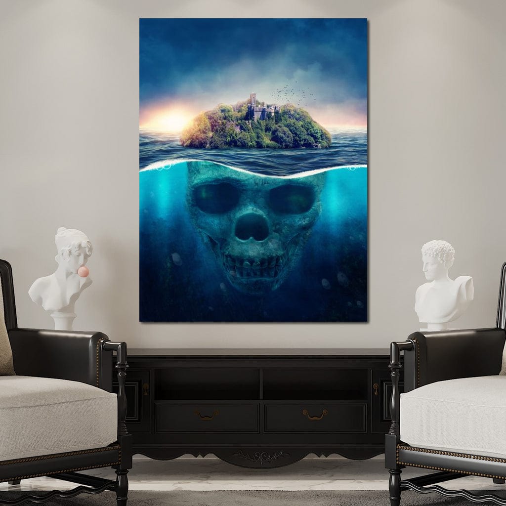 Skull Island Canvas Wall Art