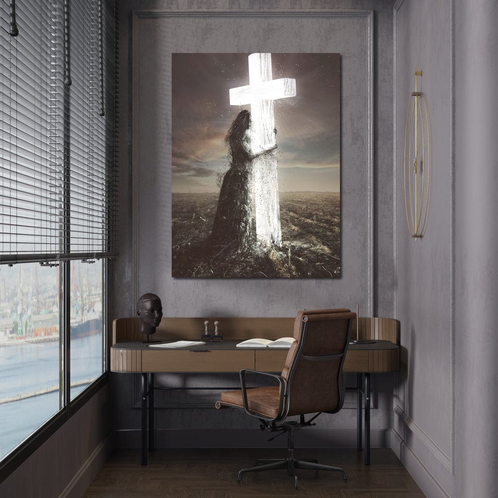 Holding Faith Canvas Wall Art