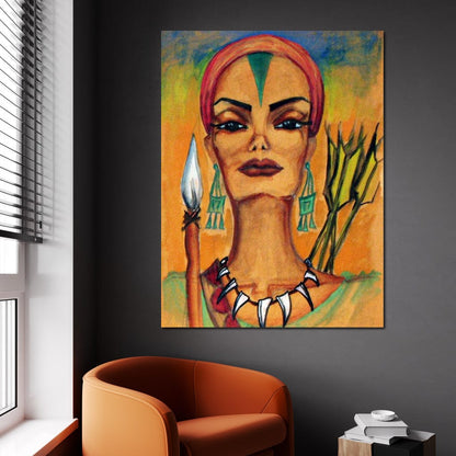 Dahomey Amazon Canvas Wall Art