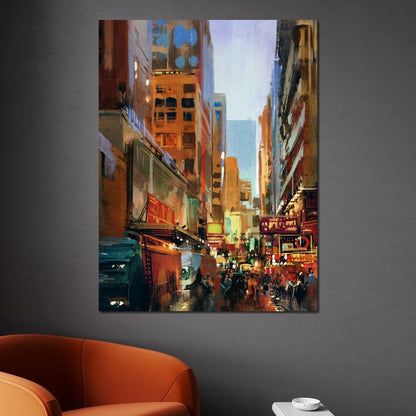 Pyrgonia City Canvas Wall Art