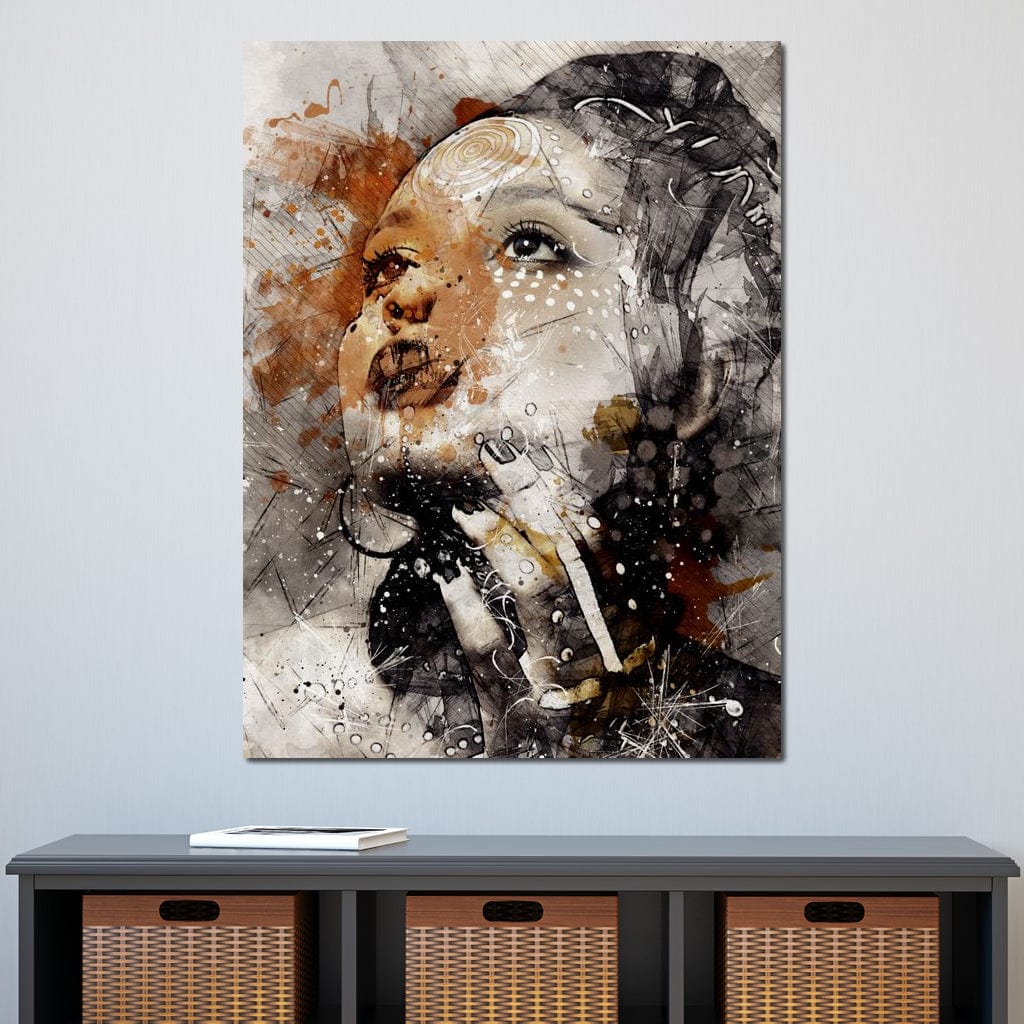 Woman Portrait Canvas Wall Art