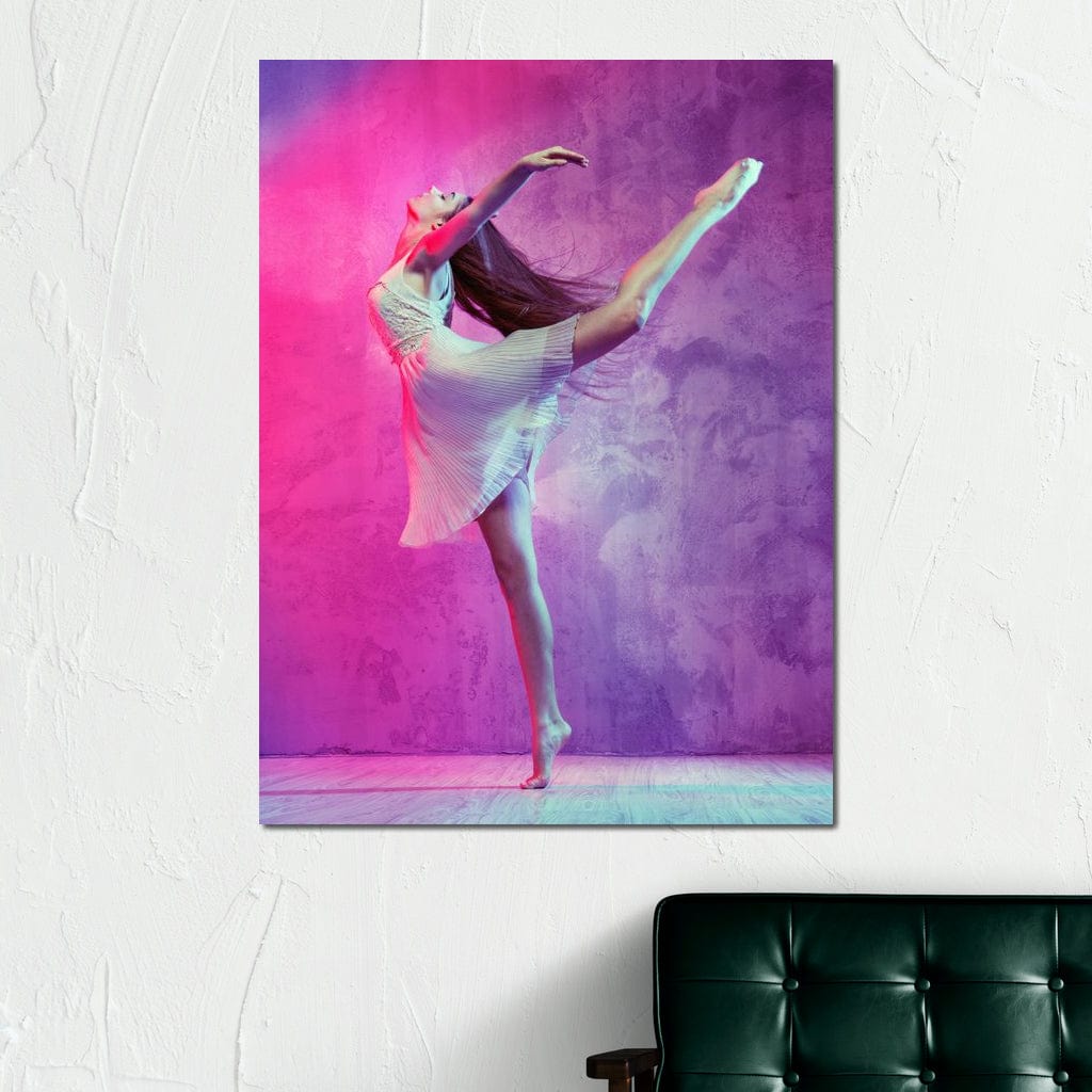 Ballet Dancer Canvas Wall Art