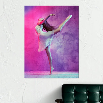 Ballet Dancer Canvas Wall Art