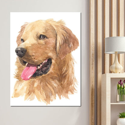Golden Retriever Canvas Wall Art