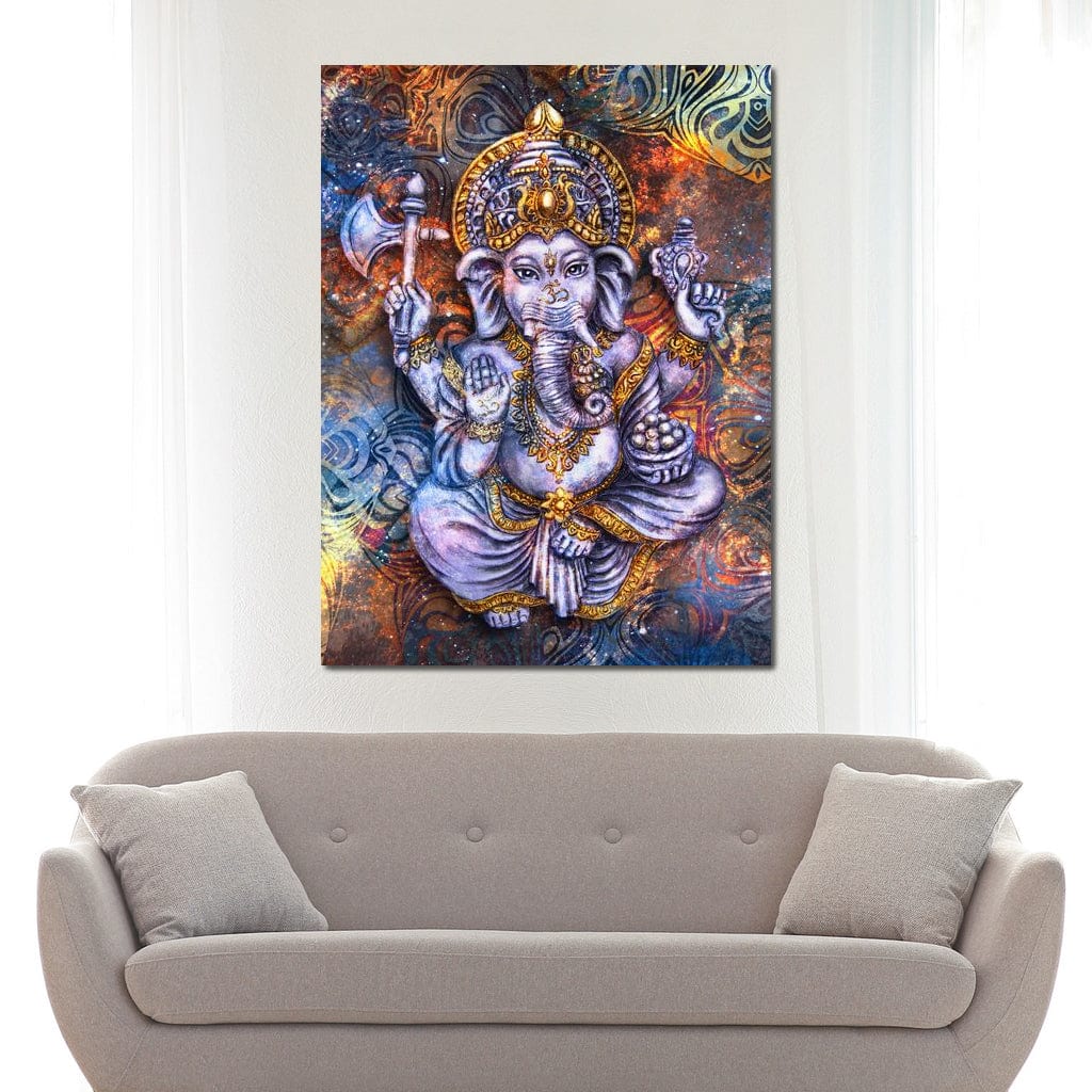 Spiritual Ganesha Canvas Wall Art