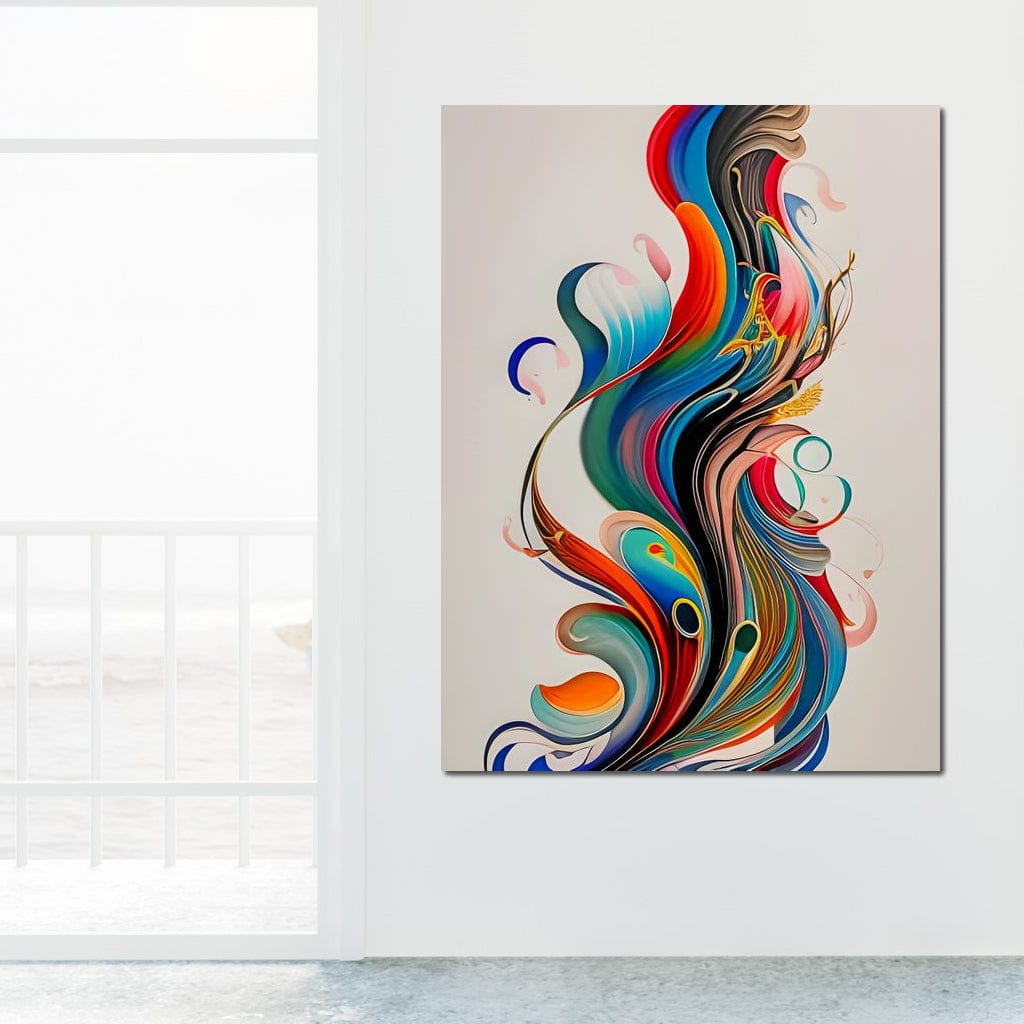 Colorful Contemporary Art 053 Canvas Wall Art
