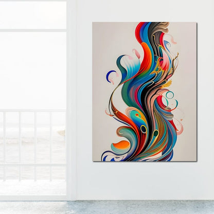 Colorful Contemporary Art 053 Canvas Wall Art