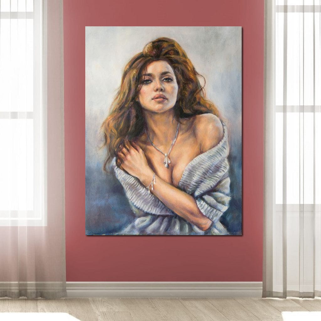 Sensual Portrait Canvas Wall Art