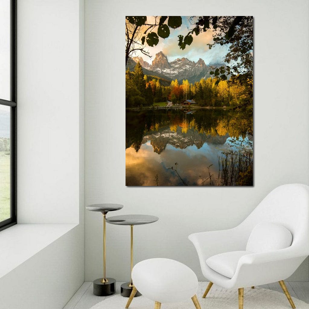 Lake Welsperg Canvas Wall Art