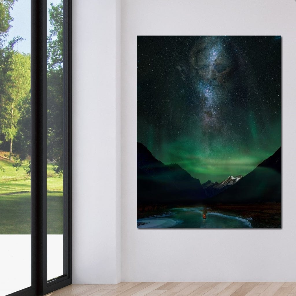 Odin Viking Funeral Boat - KitConcepts Canvas Wall Art