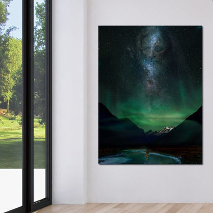 Odin Viking Funeral Boat - KitConcepts Canvas Wall Art