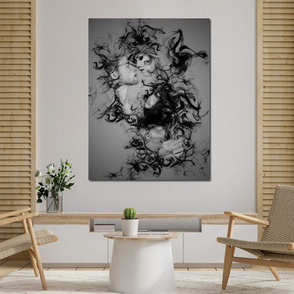 The Smoke Collection 06 Canvas Wall Art