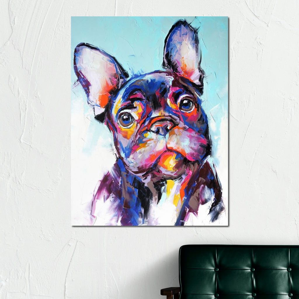 French Bulldog Canvas Wall Art
