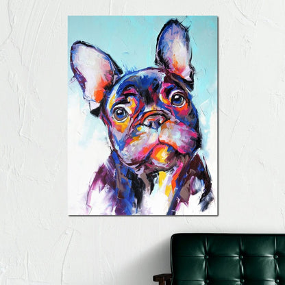 French Bulldog Canvas Wall Art