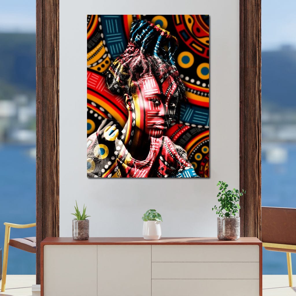 Colorful Portrait Canvas Wall Art