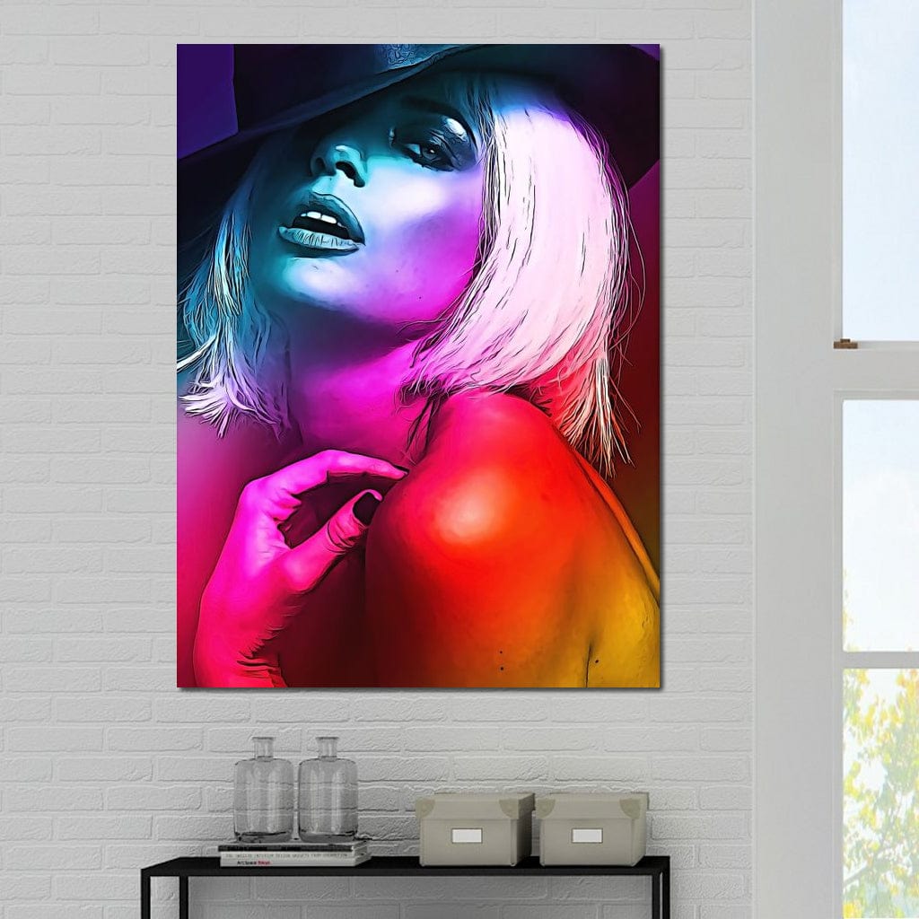 Seductive Blonde 1 Canvas Wall Art