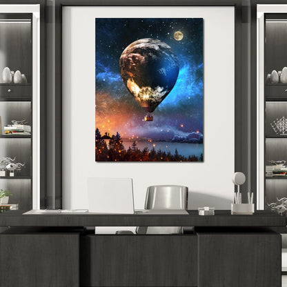 Earth Canvas Wall Art