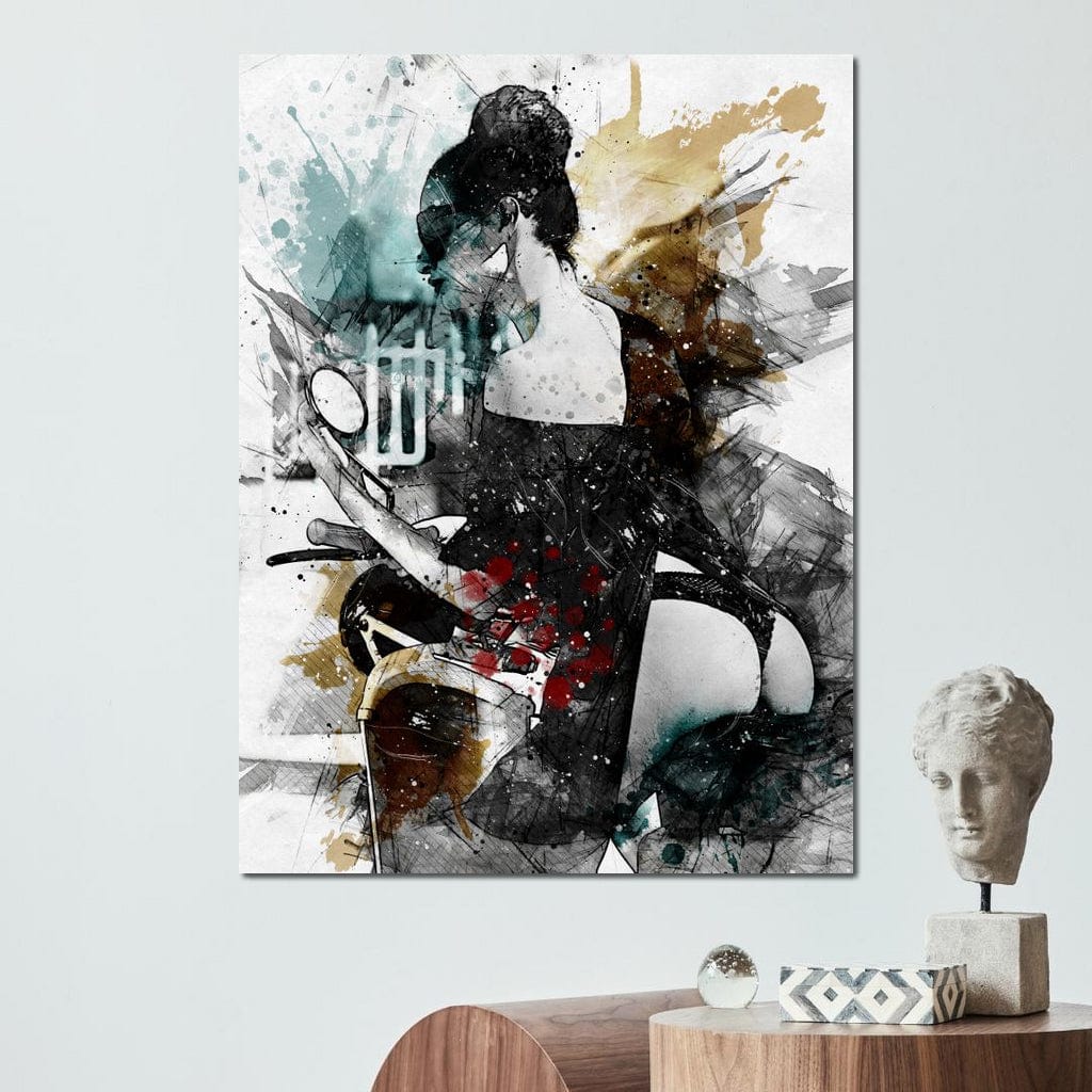 Sensuel a Paris Canvas Wall Art