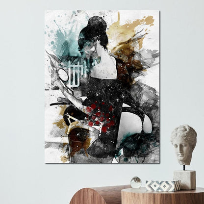 Sensuel a Paris Canvas Wall Art