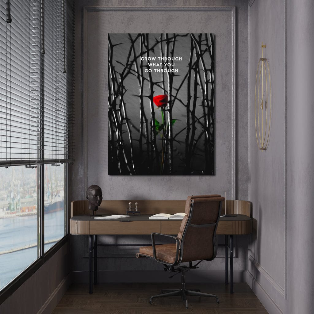 Grow Through Canvas Wall Art