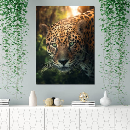 Leopard Amazone Canvas Wall Art