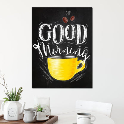 Good Morning Canvas Wall Art