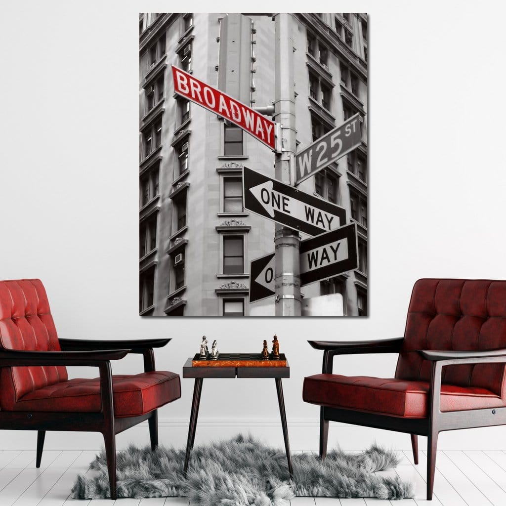 Broadway Canvas Wall Art