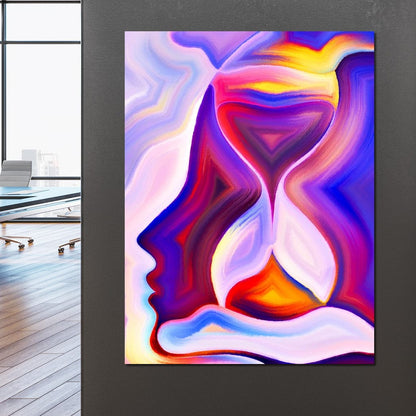 Time Consciousness Canvas Wall Art