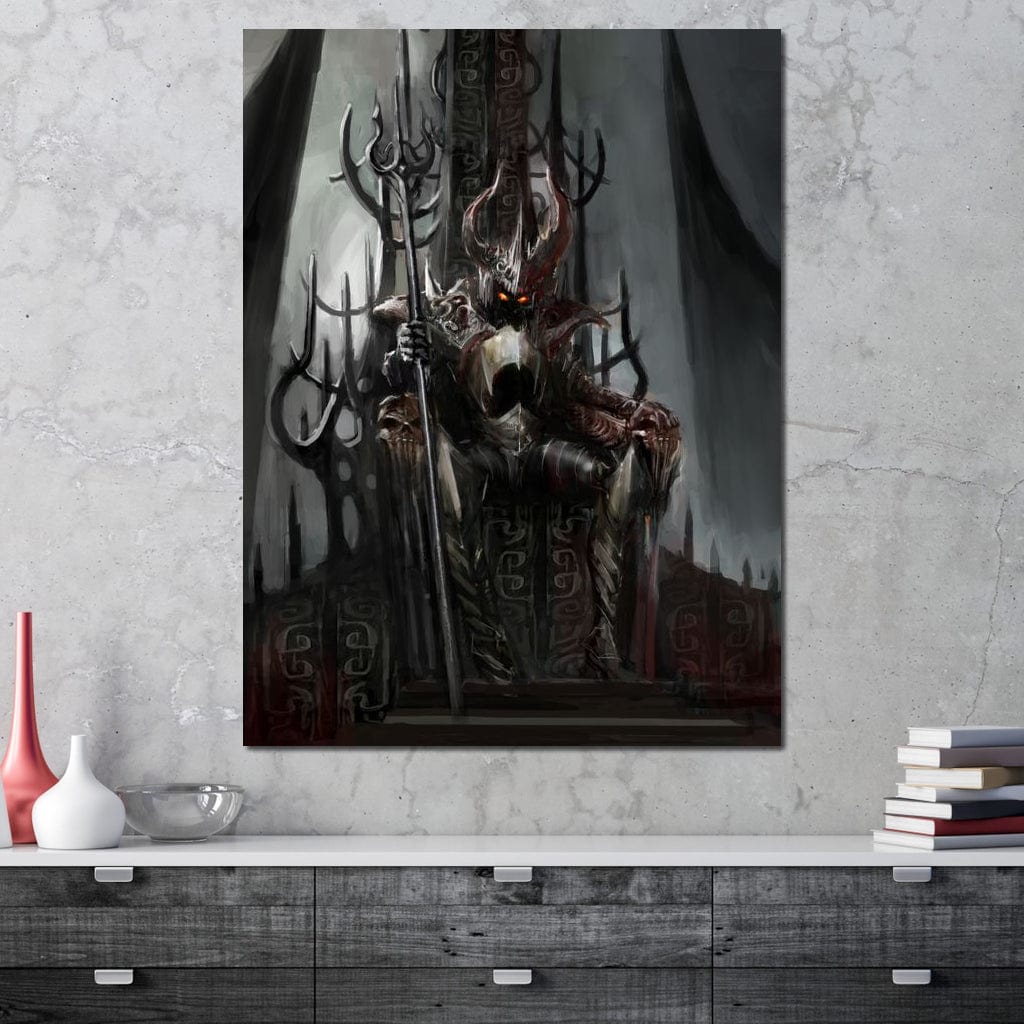 Death Knight Canvas Wall Art
