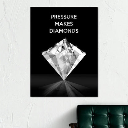 Pressure Makes Diamonds Canvas Wall Art