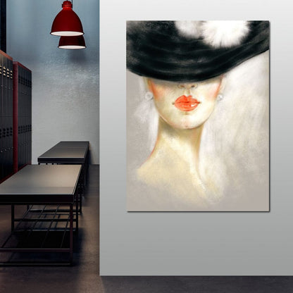 Chic Portrait Canvas Wall Art