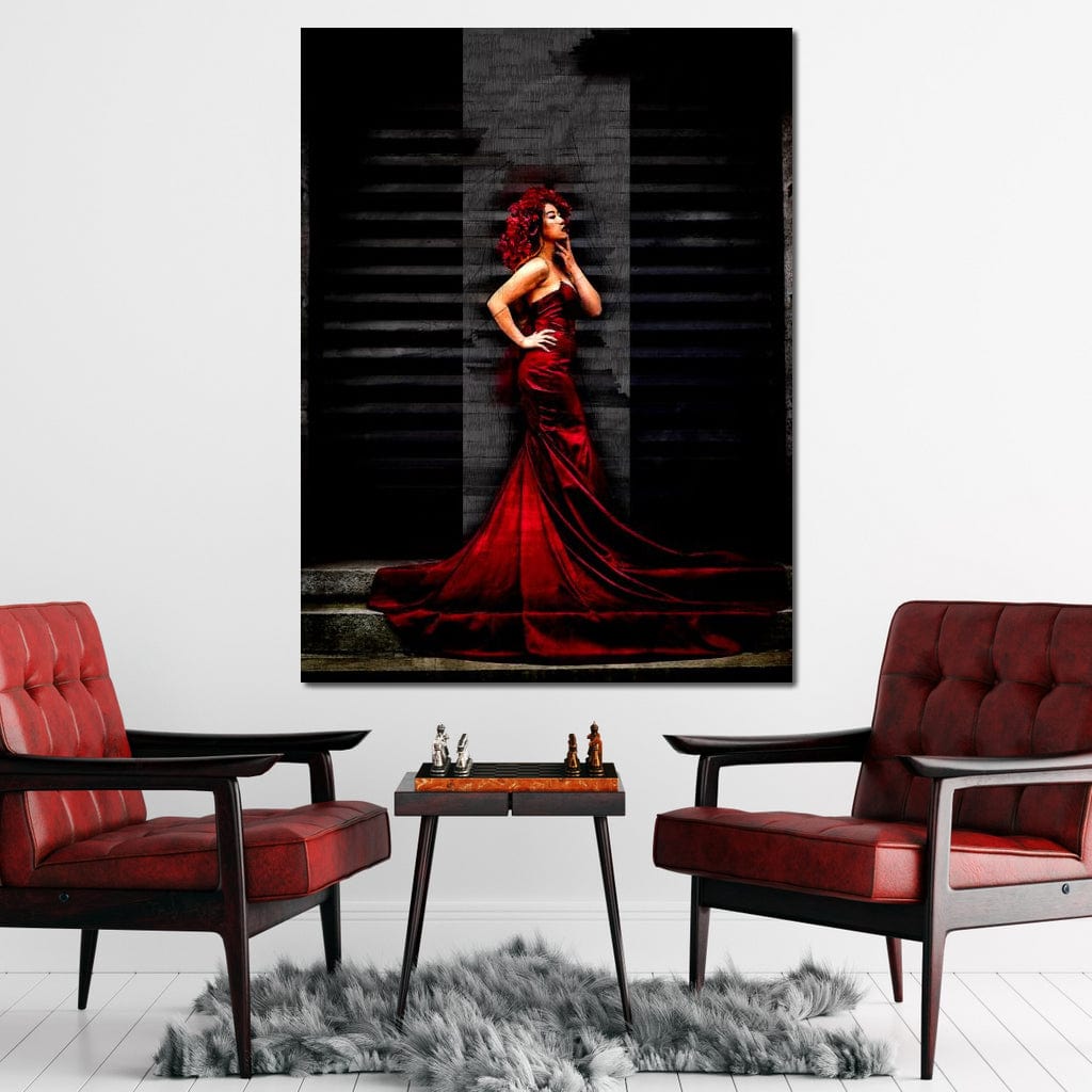 Red Passion Canvas Wall Art