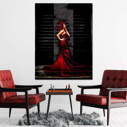 Red Passion Canvas Wall Art