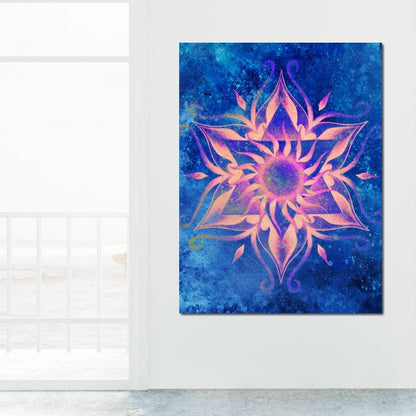 Pink Mandala Canvas Wall Art