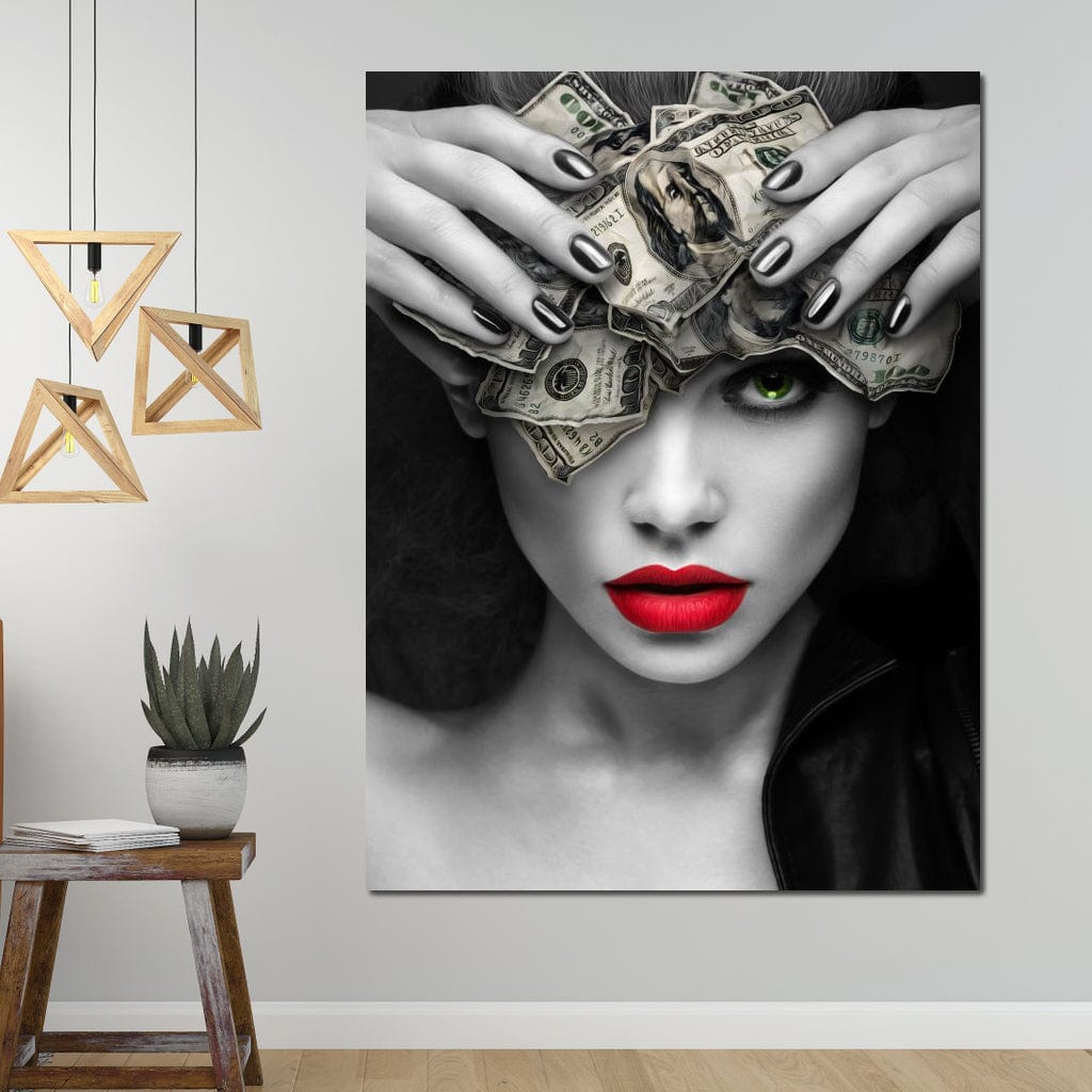 Mind On the Money Canvas Wall Art