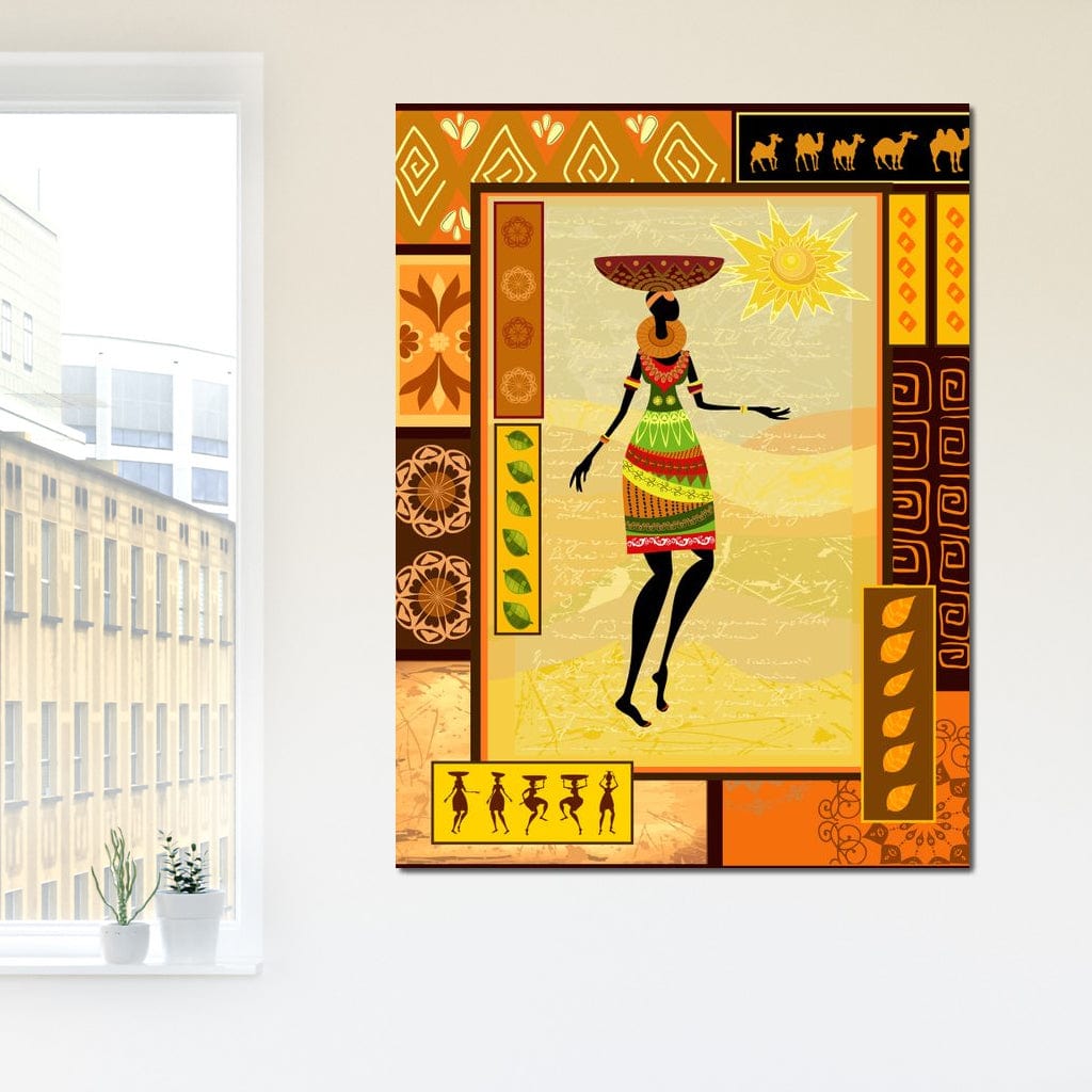 African Art Canvas Wall Art