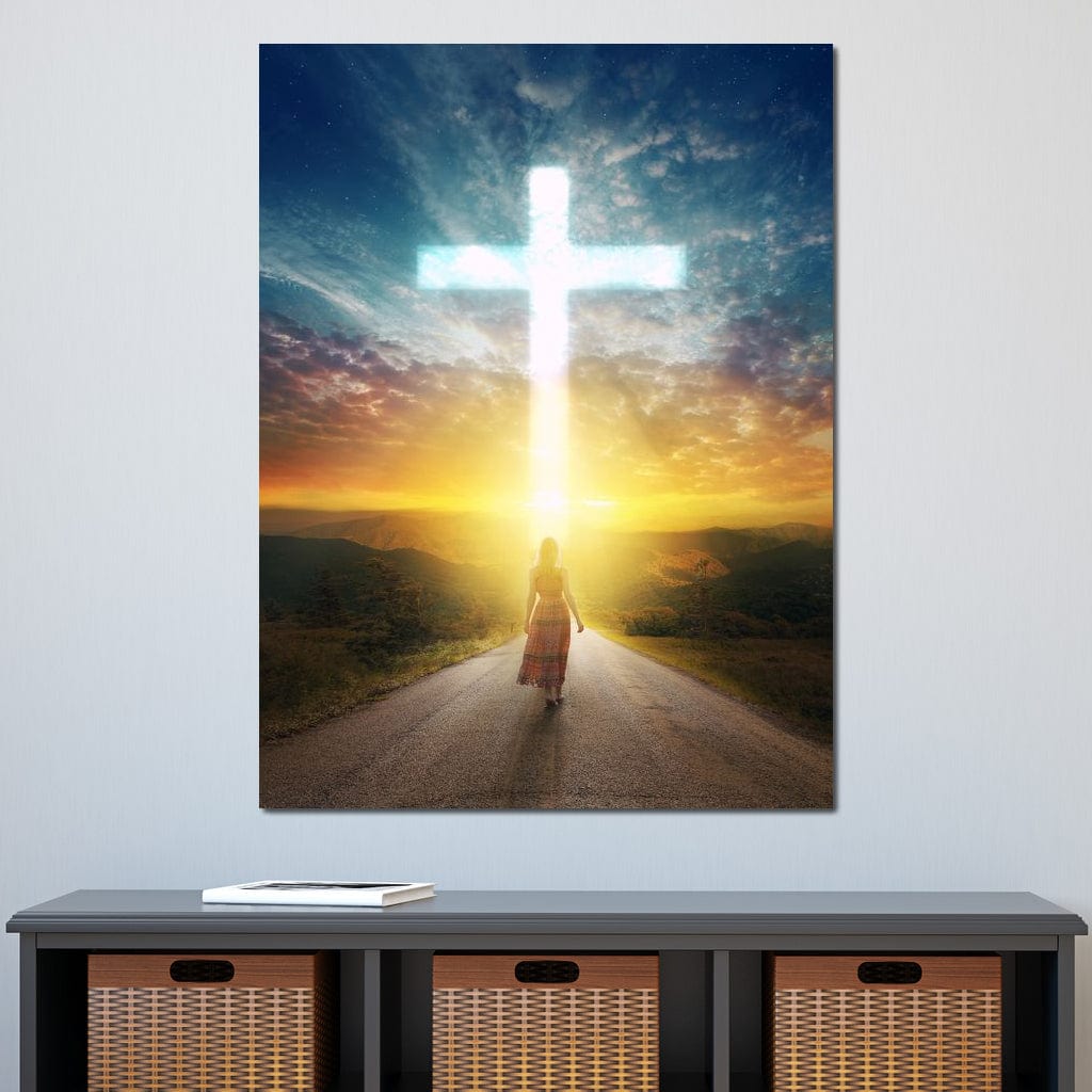 Faith Road Canvas Wall Art