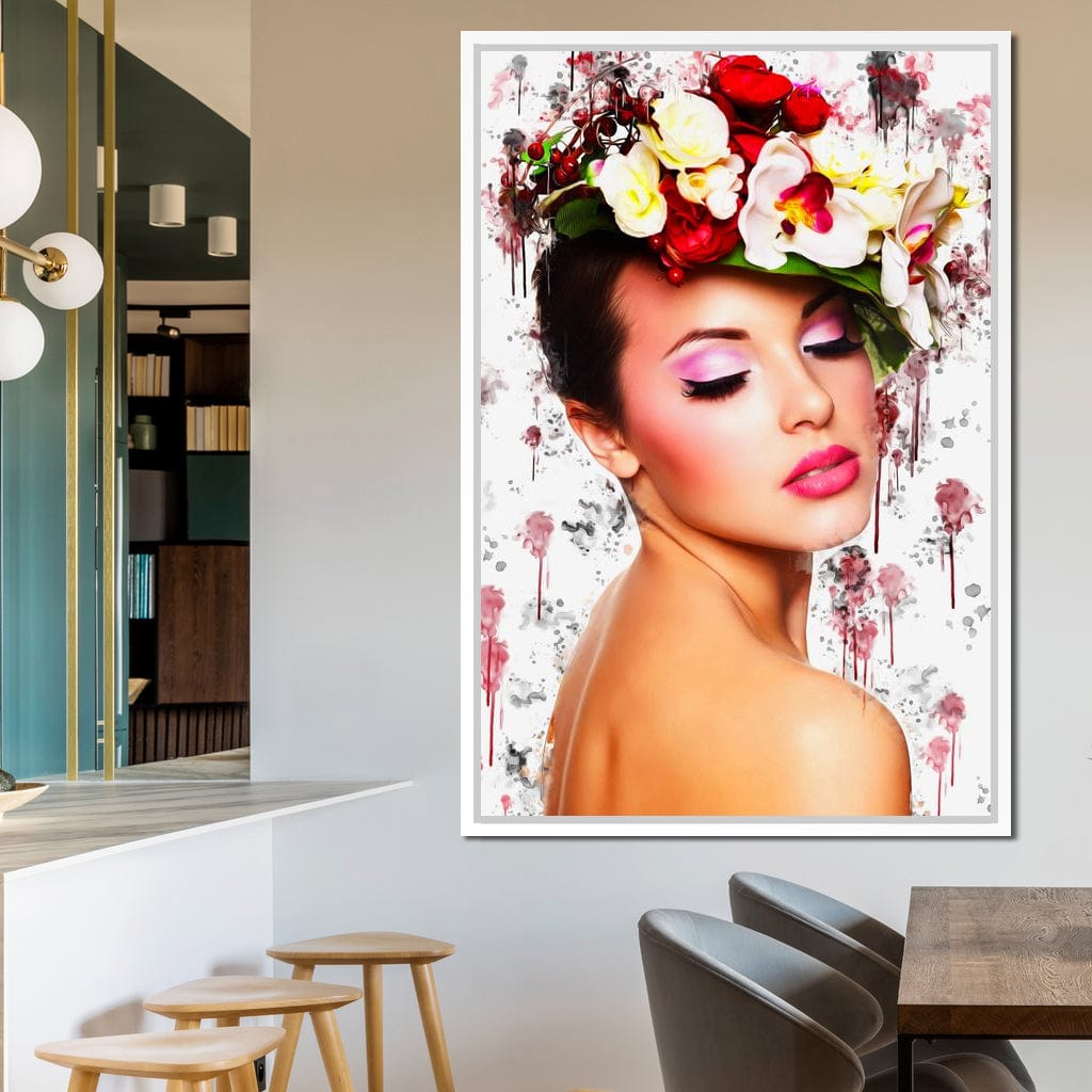 Flower Devine MixArt Canvas Wall Art