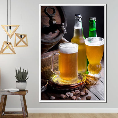 Light Beers Canvas Wall Art