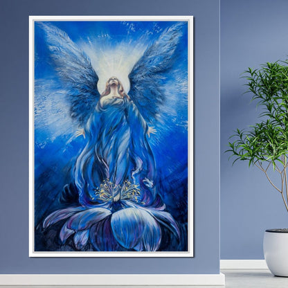 Blue Angel Canvas Wall Art